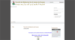 Desktop Screenshot of medecinesousse.org